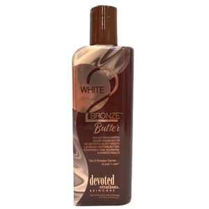 Devoted Creations White 2 Bronze Butter Whipped Dark Tanning Lotion 8.5 oz